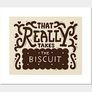 Chocolate biscuit Posters and Art